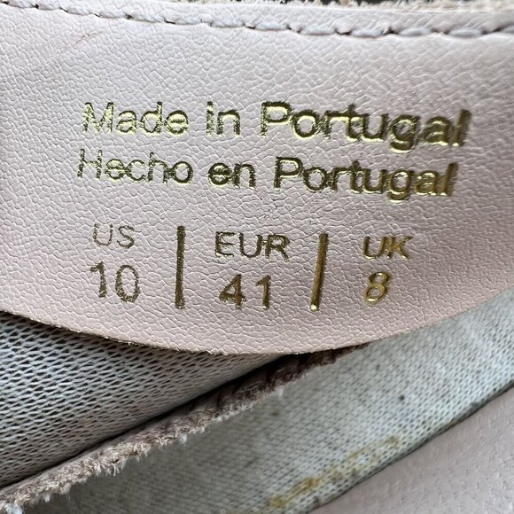 ALDO NEW Mens10 Maedagua Lace Up Oxford Shoes Suede Mesh Beige Portugal Made main image 10